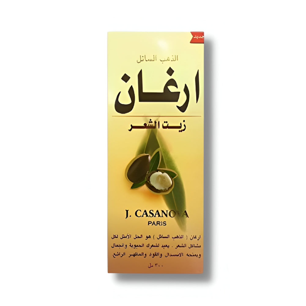 J.Casanova Hair Oil 300ml Argan The Liquid Gold