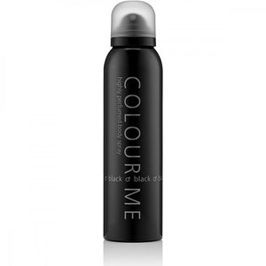 Colour me body mist 150ml black for men