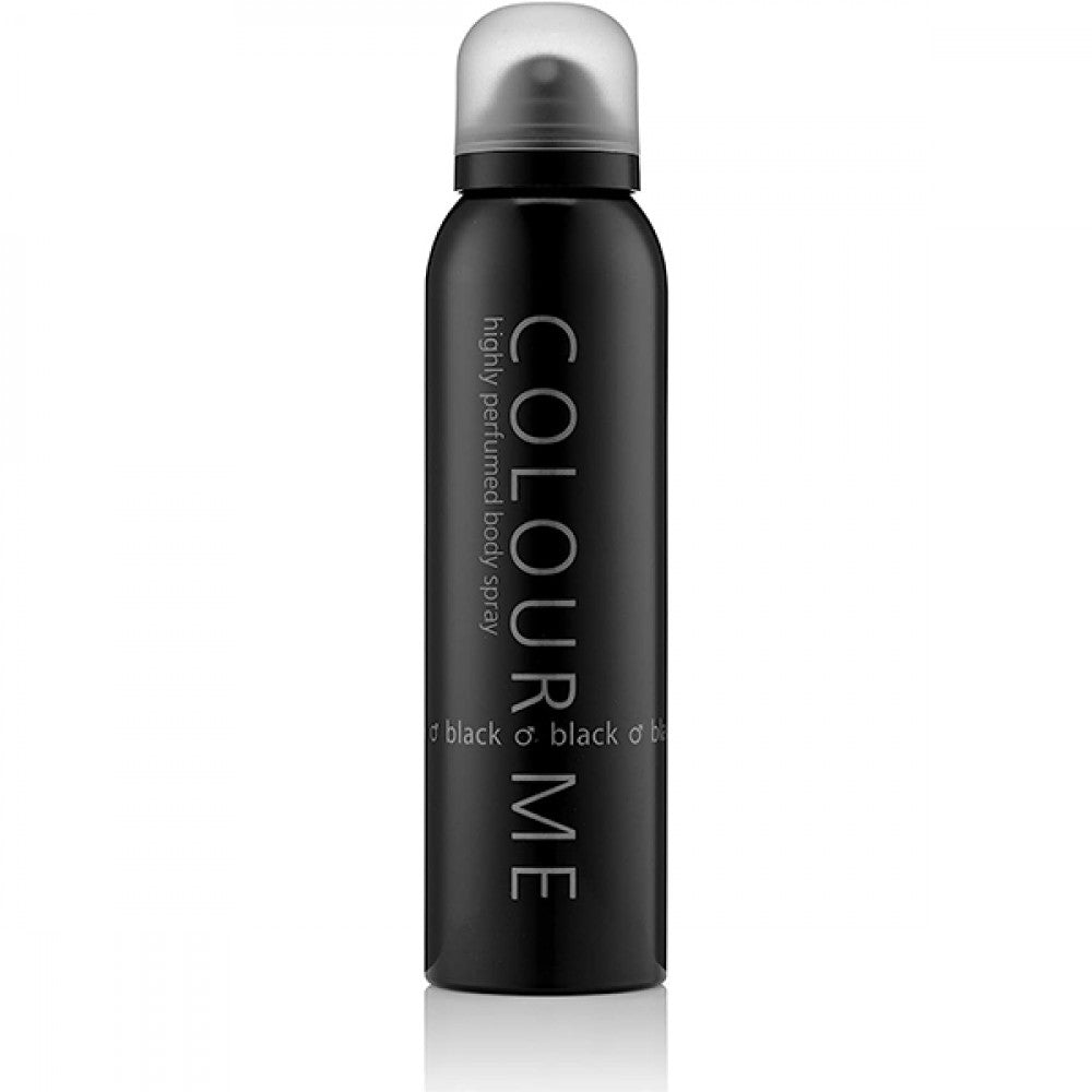 Colour me body mist 150ml black for men