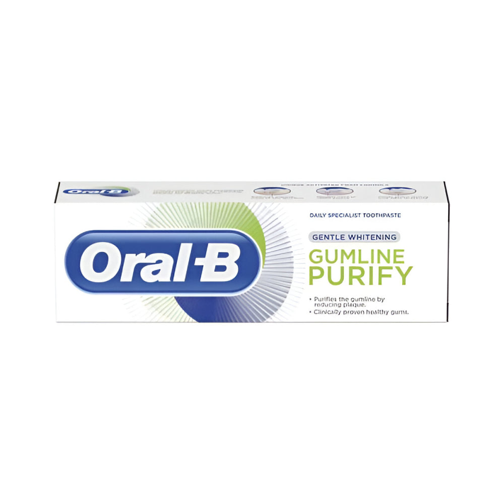 Oral b toothpaste 75ml professional gentle whitening purifies gums