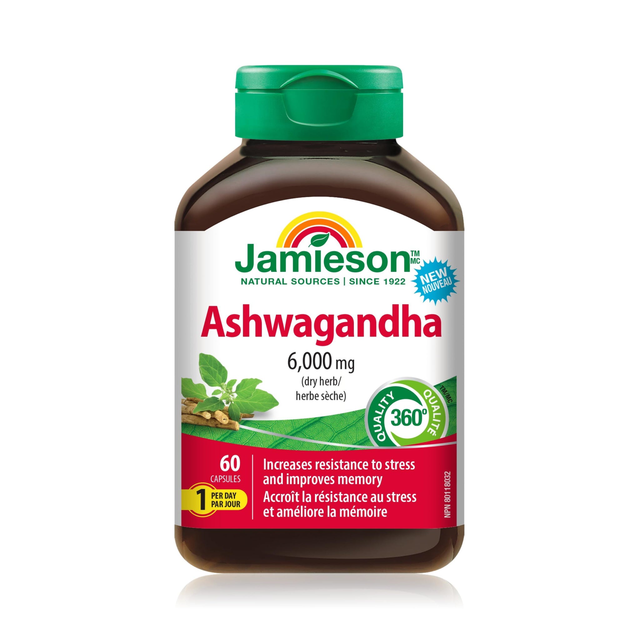 Jamieson Ashwagandha 60 Capsules