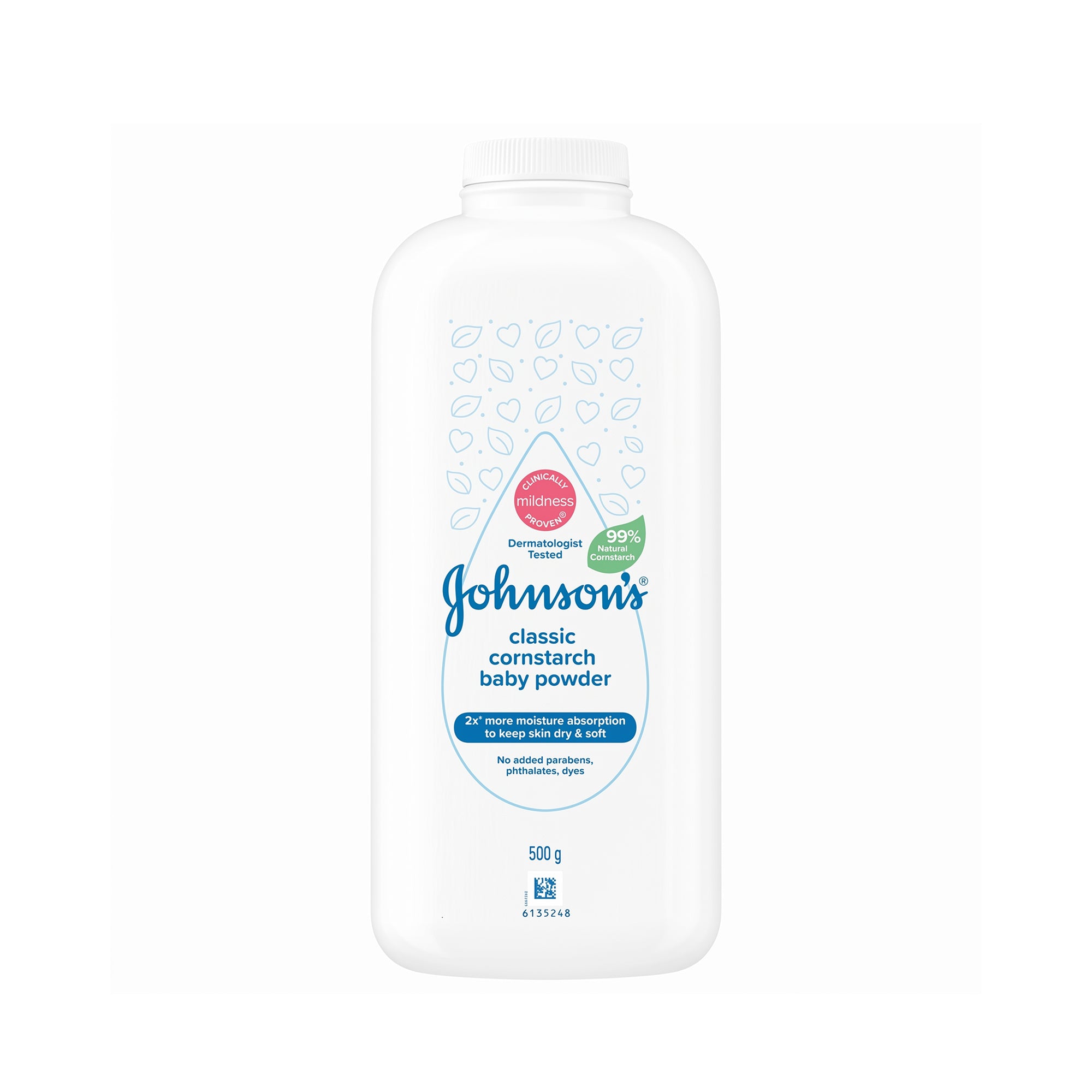Johnson's Classic Cornstarch Baby Powder 500g
