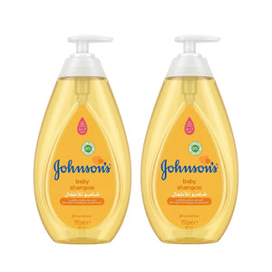 Johnson's Baby Shampoo 750ml – 1+1 Bundle