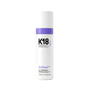 K18 AirWash Dry Shampoo – Instant Oil Absorption & Volume Boost 118ml