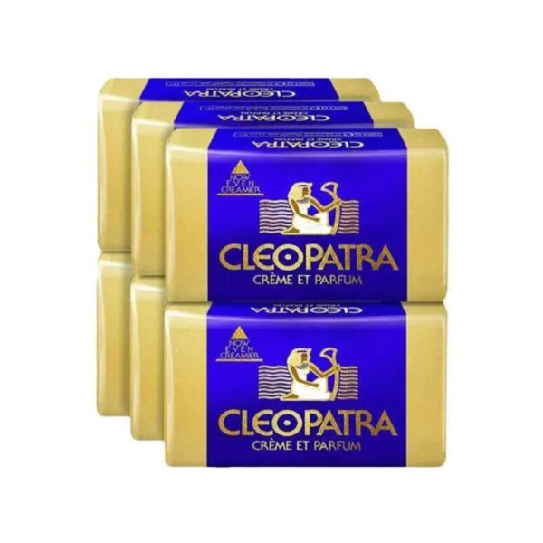 Cleopatra bar soap cream et parfum 6 x 125g