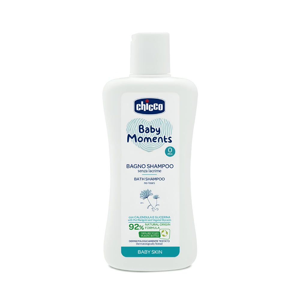 Chicco baby shampoo & shower gel 200ml baby moment