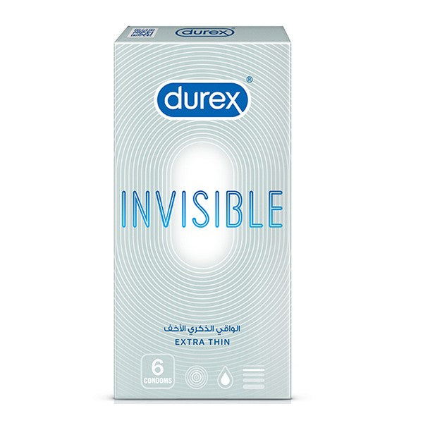 Durex condoms 6pc invisible extra thin