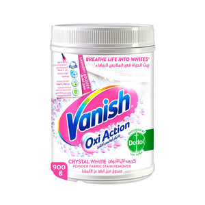 Vanish Stain Remover Powder 900g Oxy Action Crystal White For Fabrics