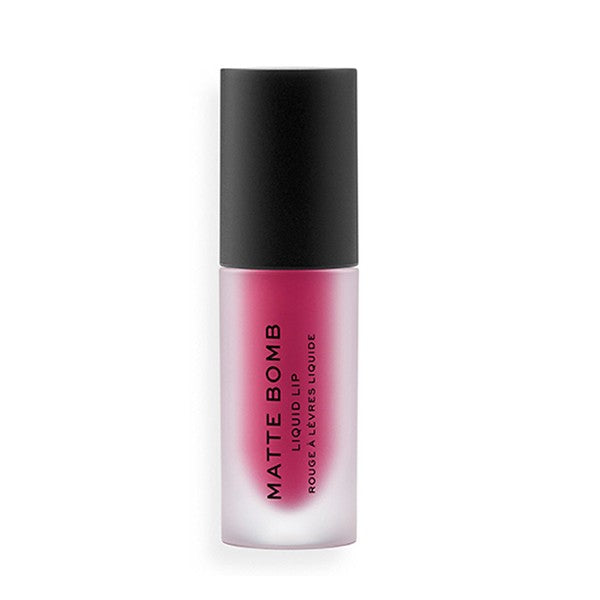 Revolution liquid lipstick matte bomb burgundy star