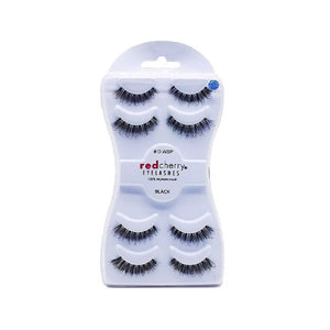 Red cherry eyelashes set #dwsp 4 pairs