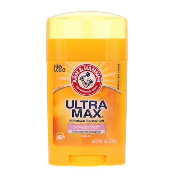 Arm & hammer deodorant stick 28g ultra max powder fresh