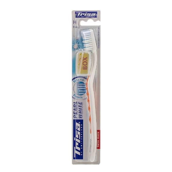 Trisa toothbrush pearl white firm