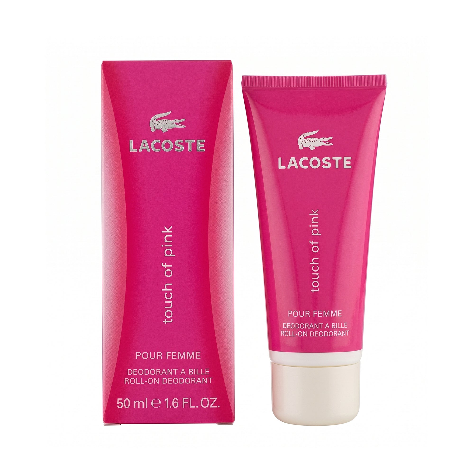 Lacoste Touch Of Pink Pour Rollon Deodorant 50 Ml