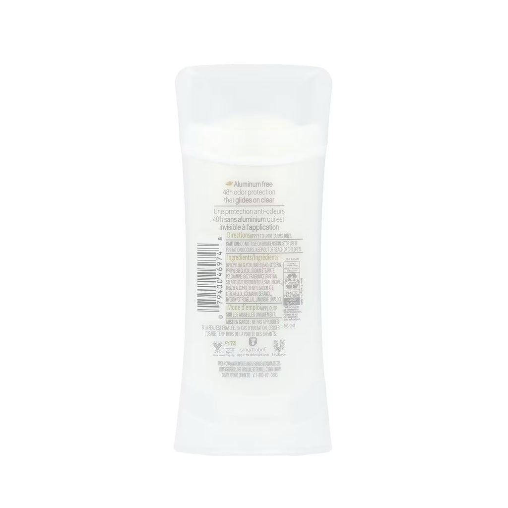Dove Aluminum-Free Deodorant Stick – Lavender & Vanilla 74g