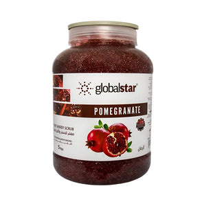 Global star foot & body scrub 5l with pomegranate