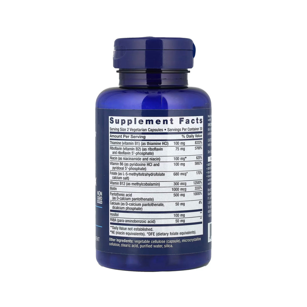 Life Extension BioActive Complete B-Complex - 60 Vegetarian Capsules