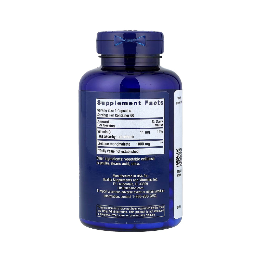 Life Extension Creatine - 120 Capsules