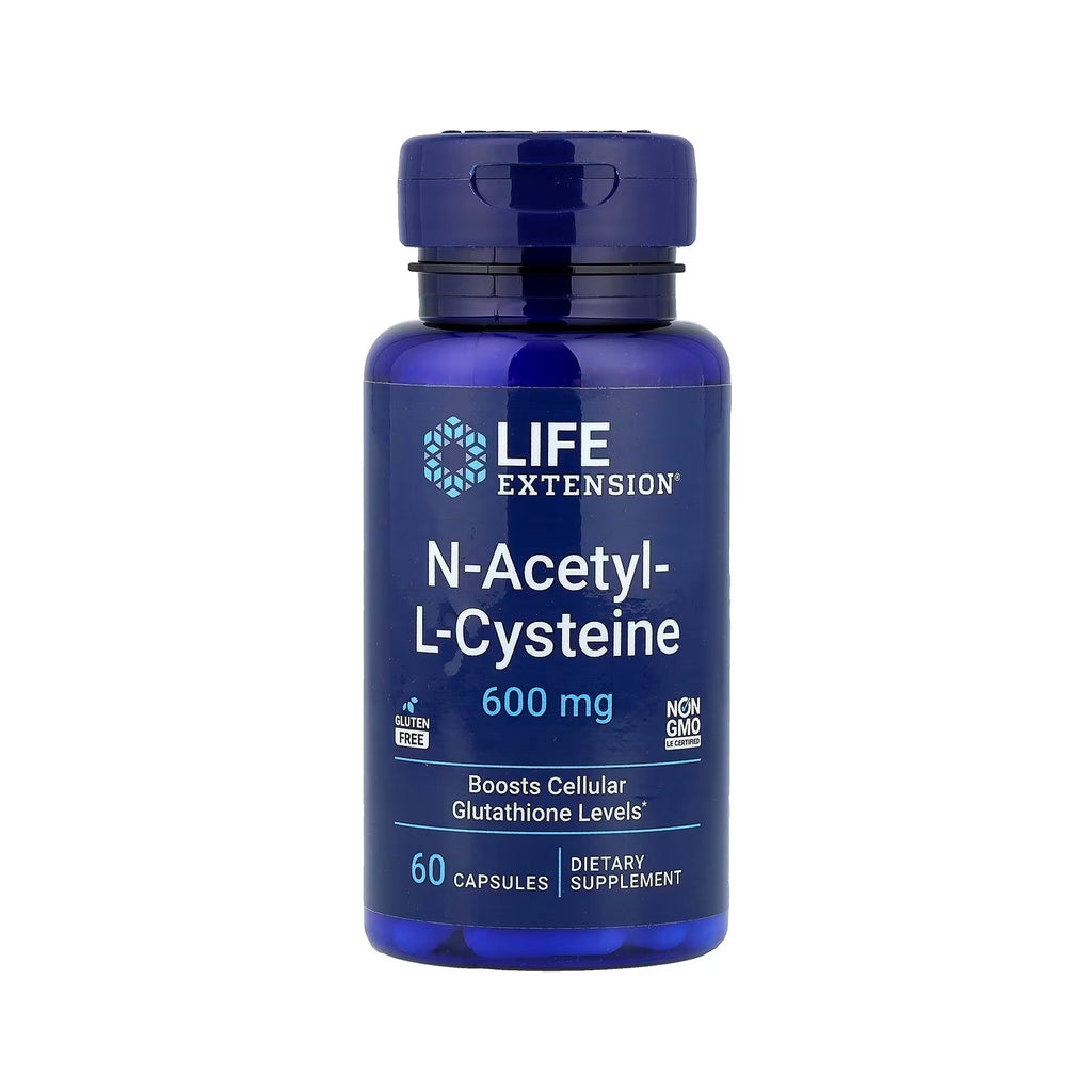 Life Extension N-Acetyl-L-Cysteine (NAC) 600 mg - 60 Capsules