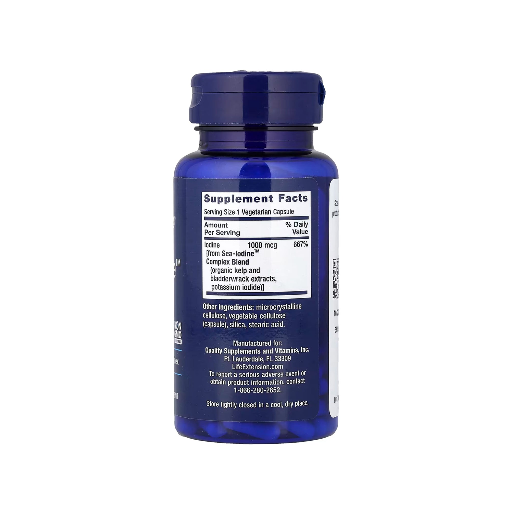 Life Extension Sea-Iodine 1000 mcg - 60 Vegetarian Capsules