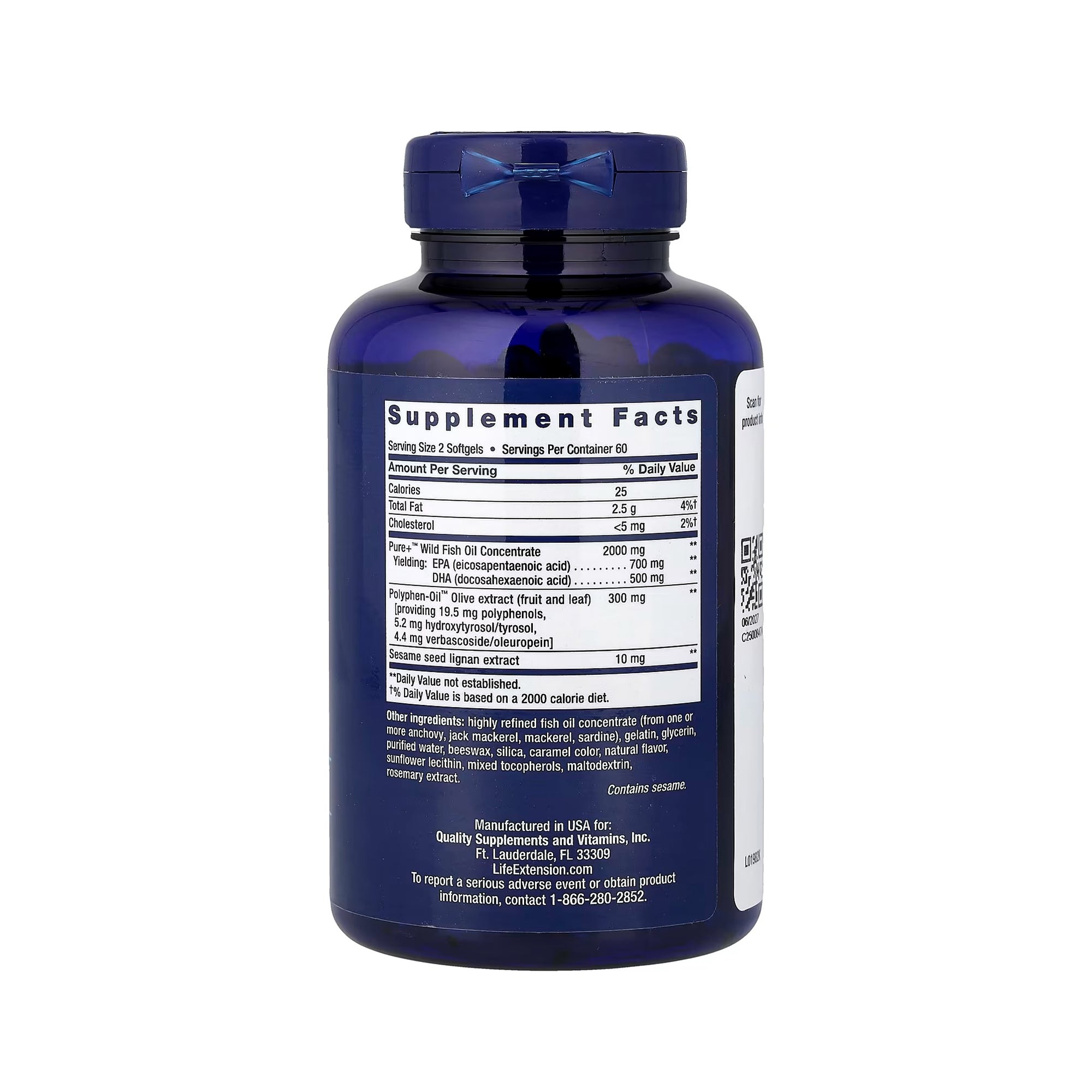 Life Extension Super Omega-3 - 120 Softgels