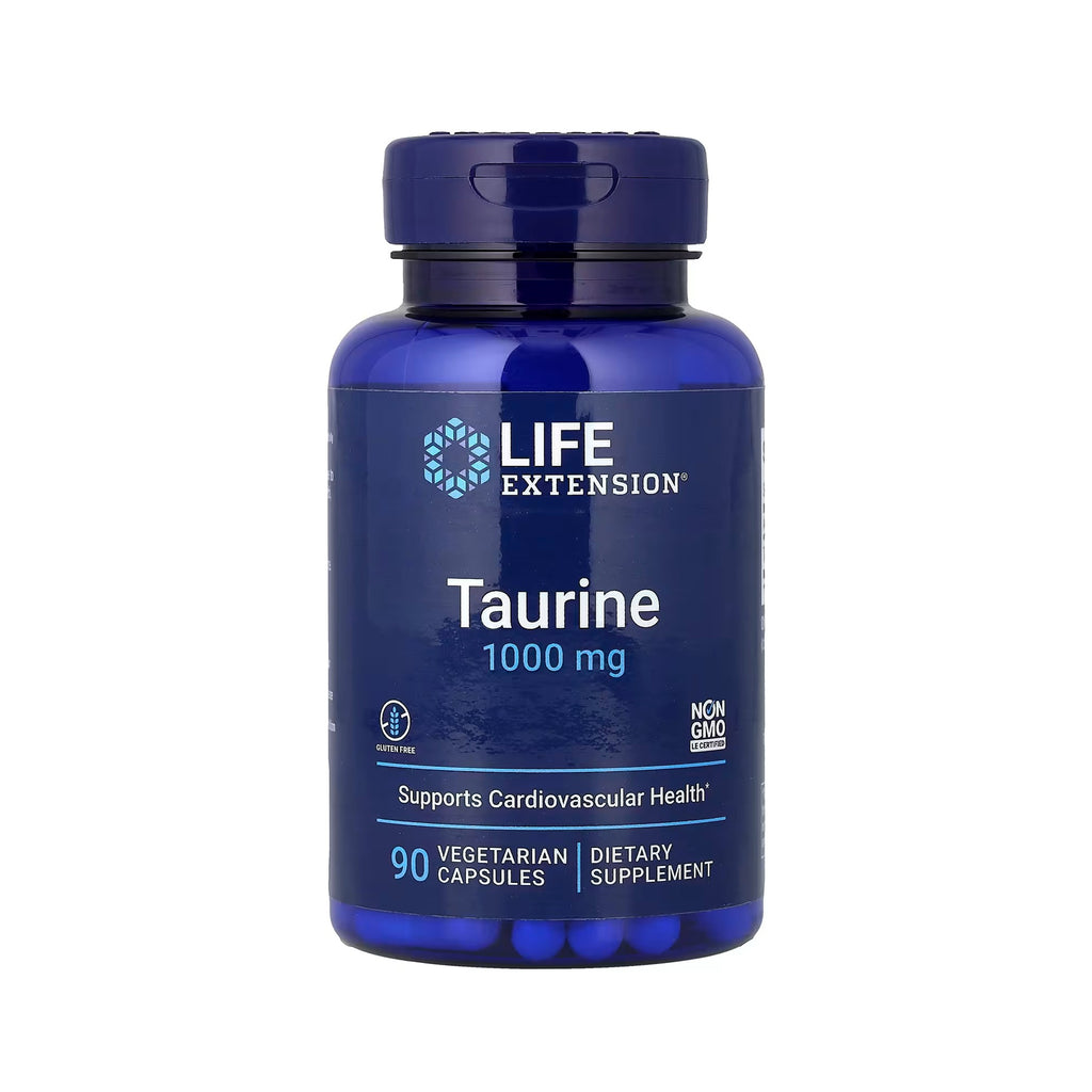 Life Extension تاورين 1000 ملغ - 90 كبسولة نباتية