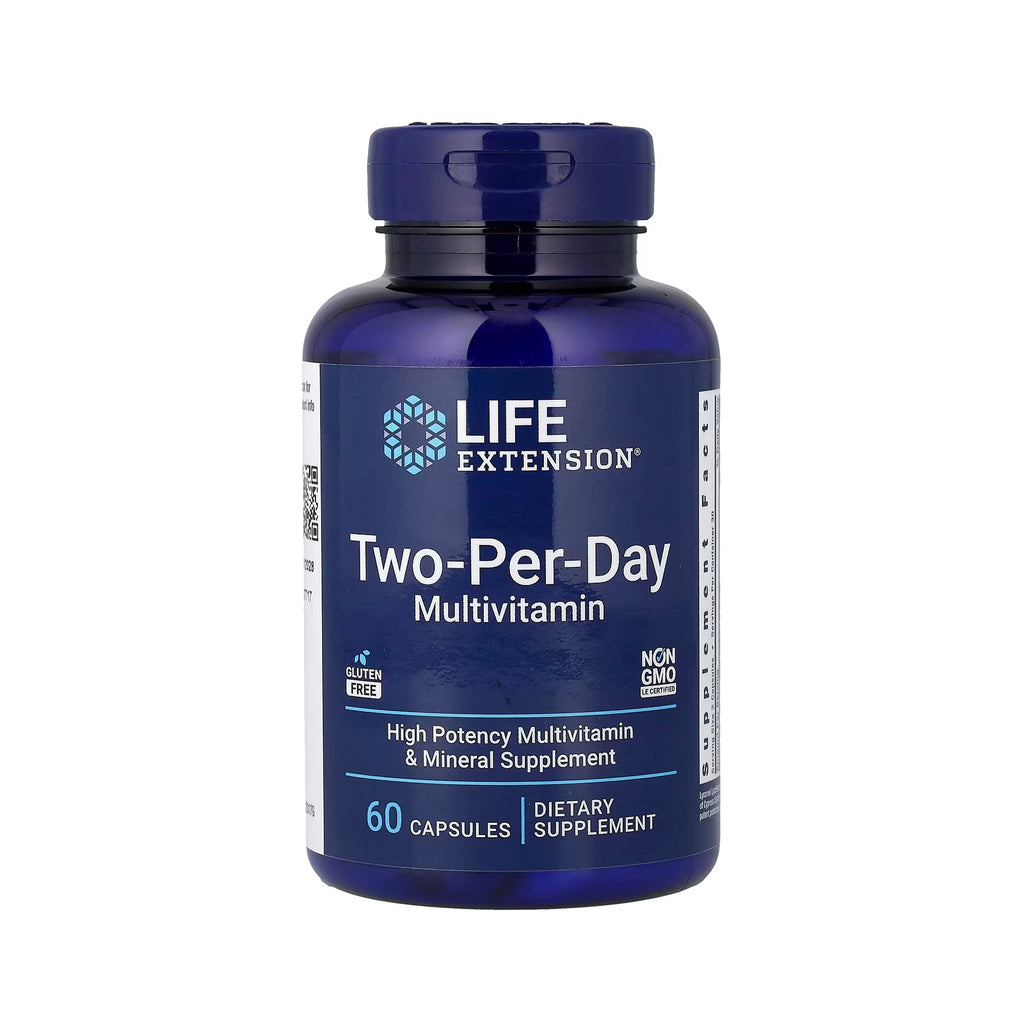 Life Extension مكمل غذائي متعدد الفيتامينات مرتين يومياً - 60 كبسولة