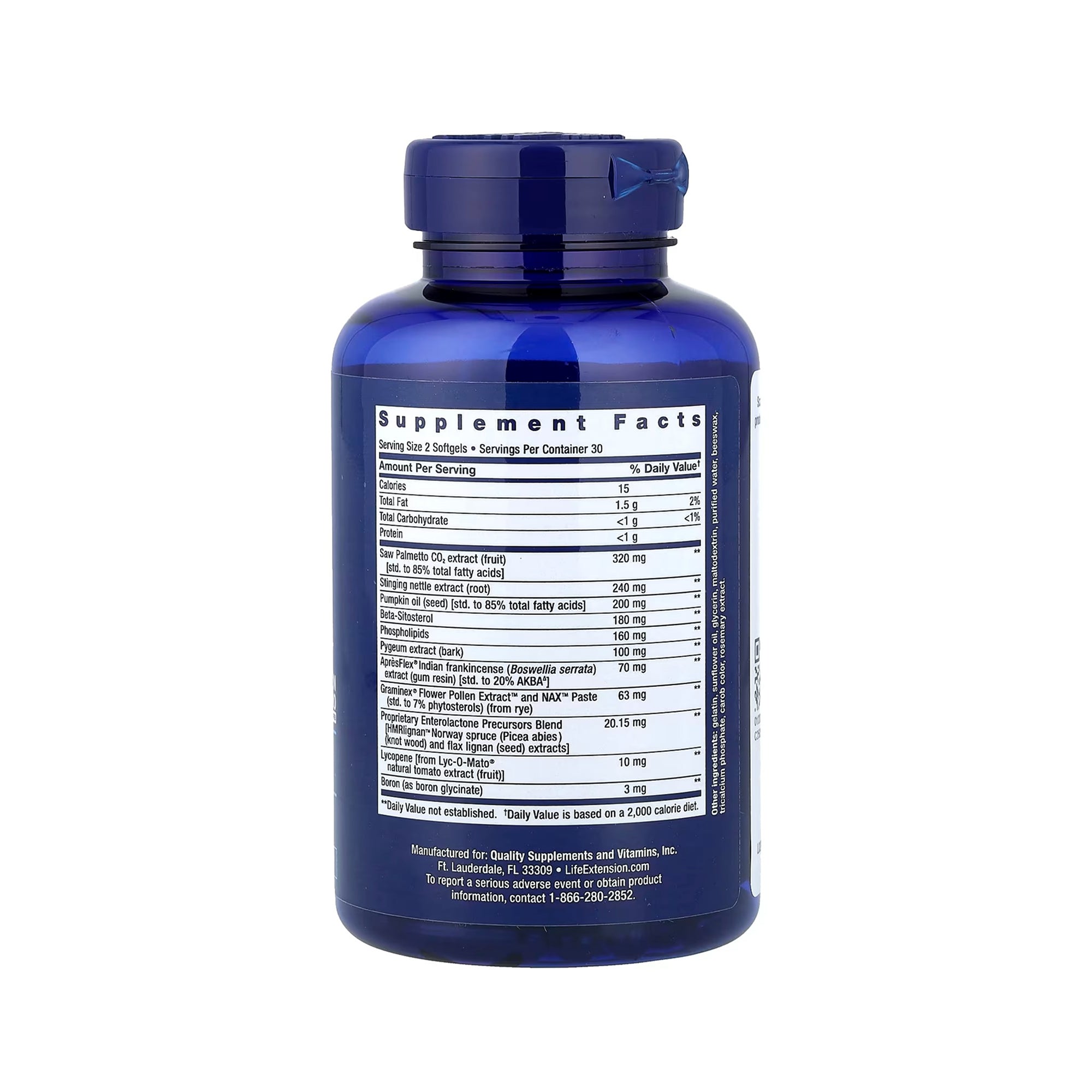 Life Extension Ultra Prostate Formula - 60 Softgels