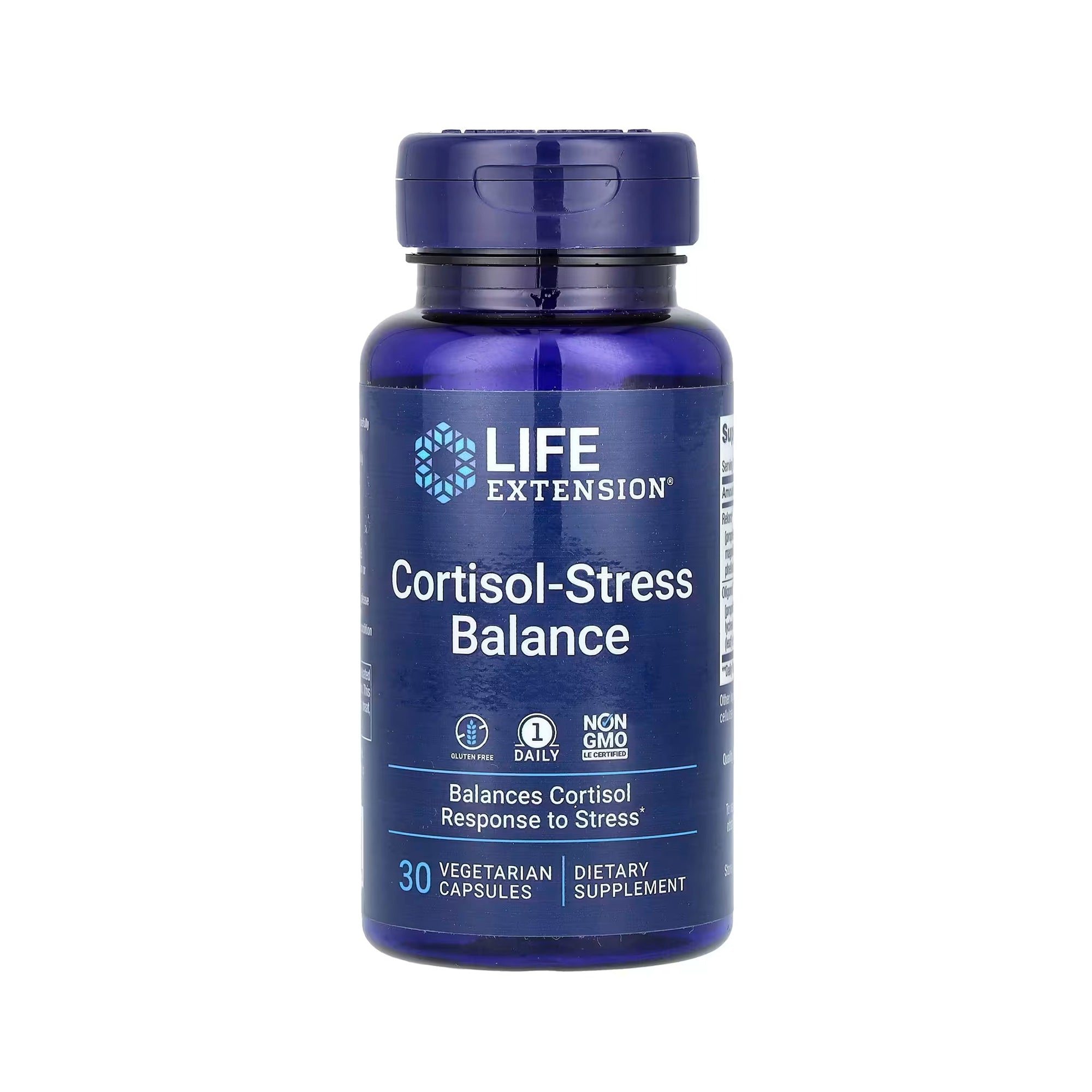 Life Extension Cortisol-Stress Balance - 30 Vegetarian Capsules