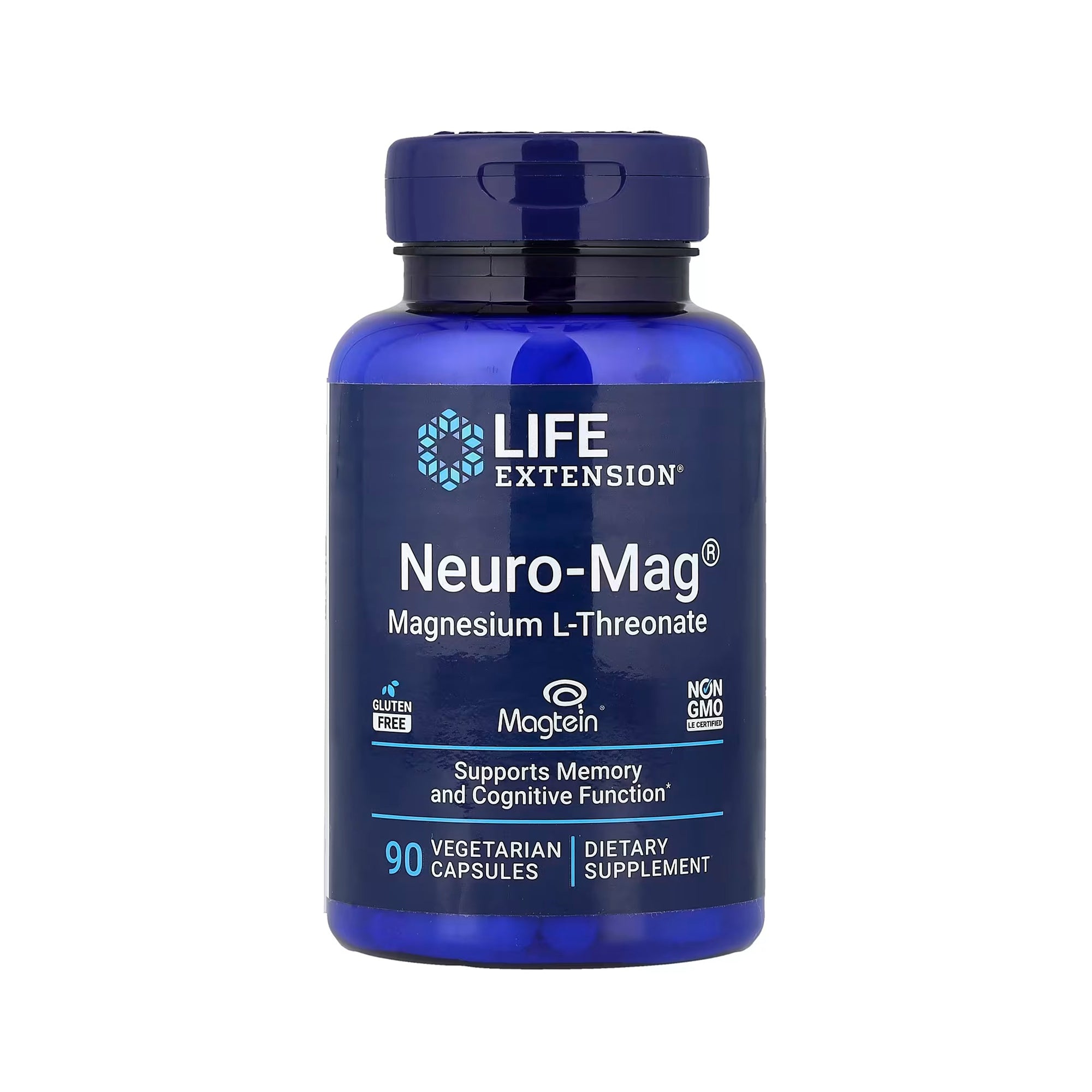Life Extension نيورو-ماج مغنيسيوم إل-ثريونات - 90 كبسولة نباتية