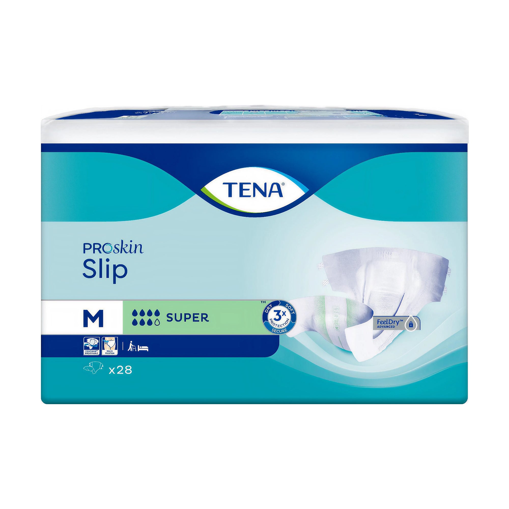 Tena Slip Super مقاس M 28 وحدة