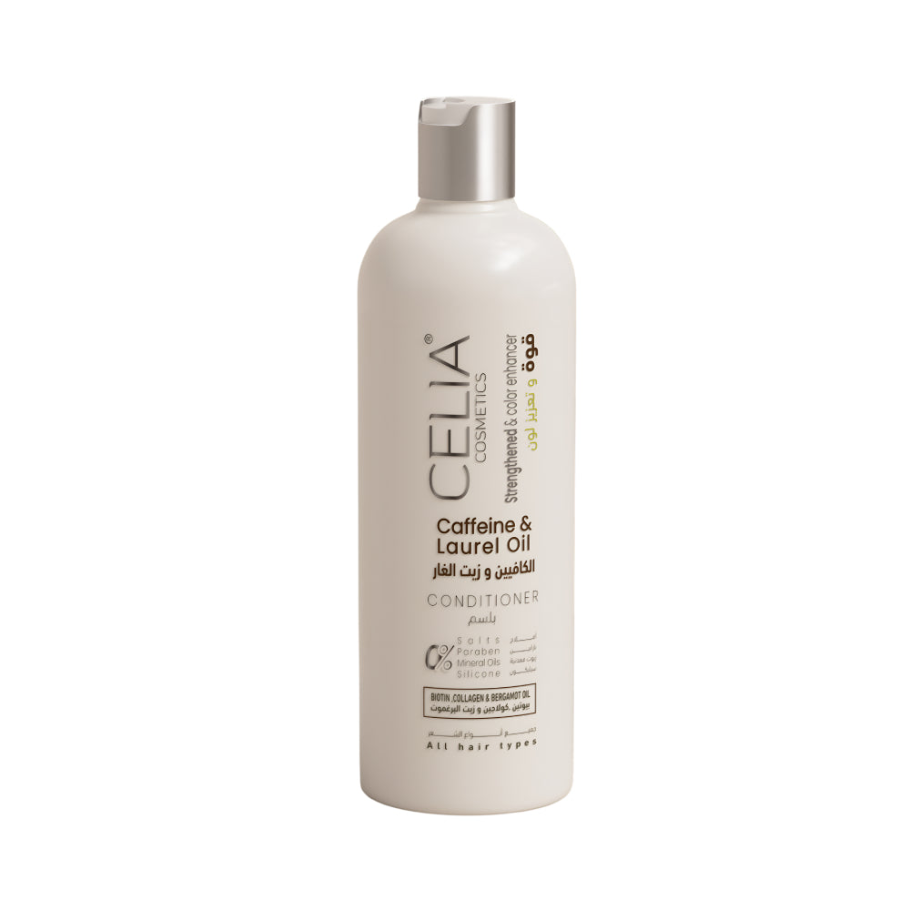 Celia Hair Conditioner 500ml Strengthened & Color Enhancer Caffeine And Laurel Oil