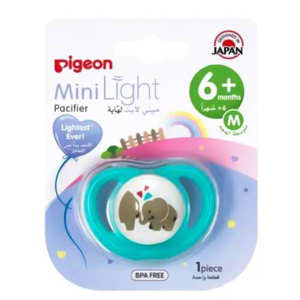 Pigeon Baby Pacifier Mini Light Medium Size Elephant Shape +6 Months