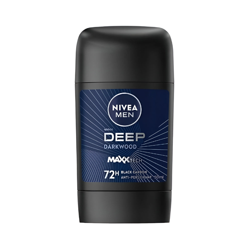 Nivea deodorant stick 50ml men deep dark wood maxxtech 72h