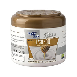 Fash kool Hair Hot Oil 500ml With Honey And Milk