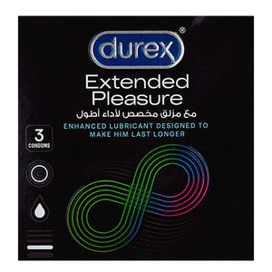 Durex condoms 3pc extended pleasure