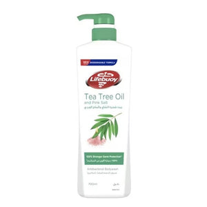 Lifebuoy Shower Gel 700ml Tea Tree Oil And Pink Salt