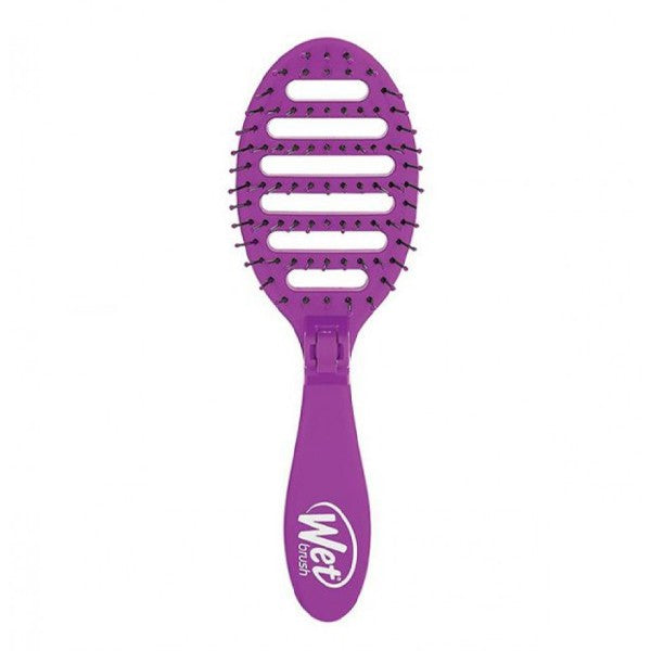 Wet brush hair brush pop & go speed dry foldable in purple