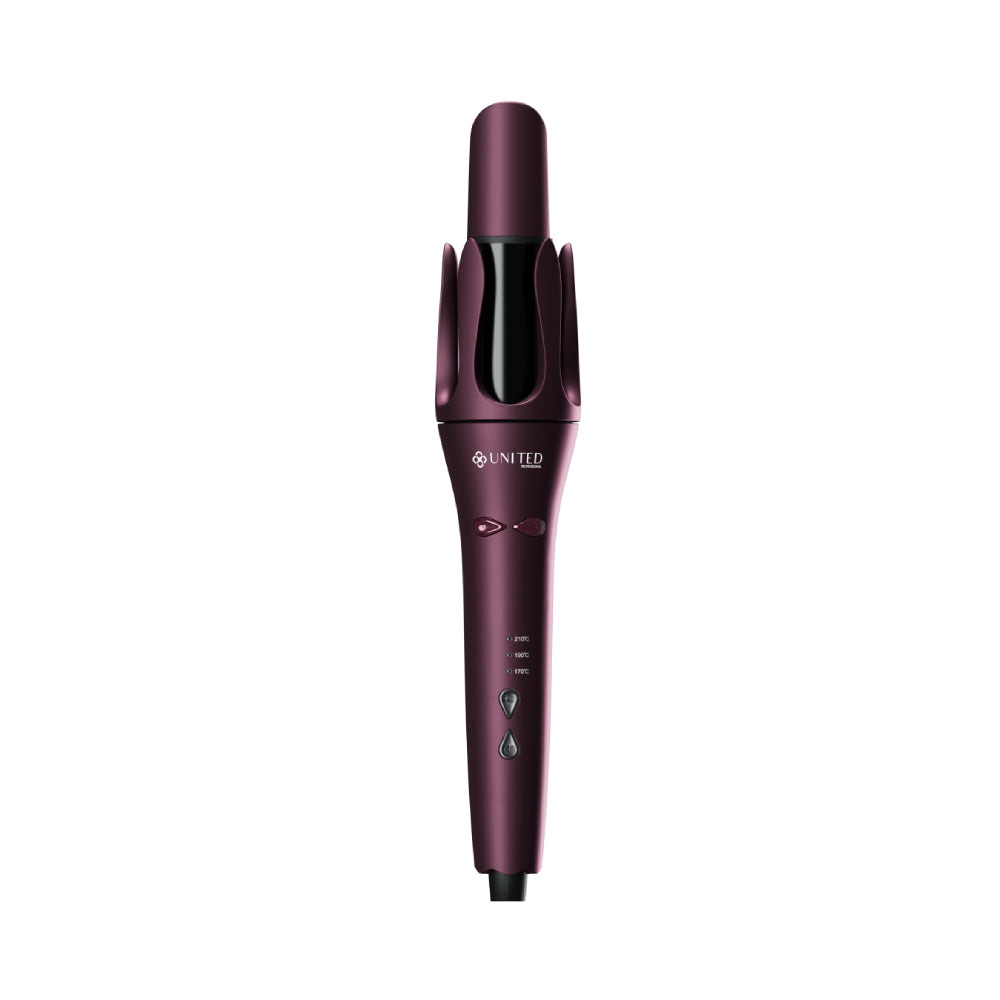 United hair curling iron automatic hair curler z un 8033p