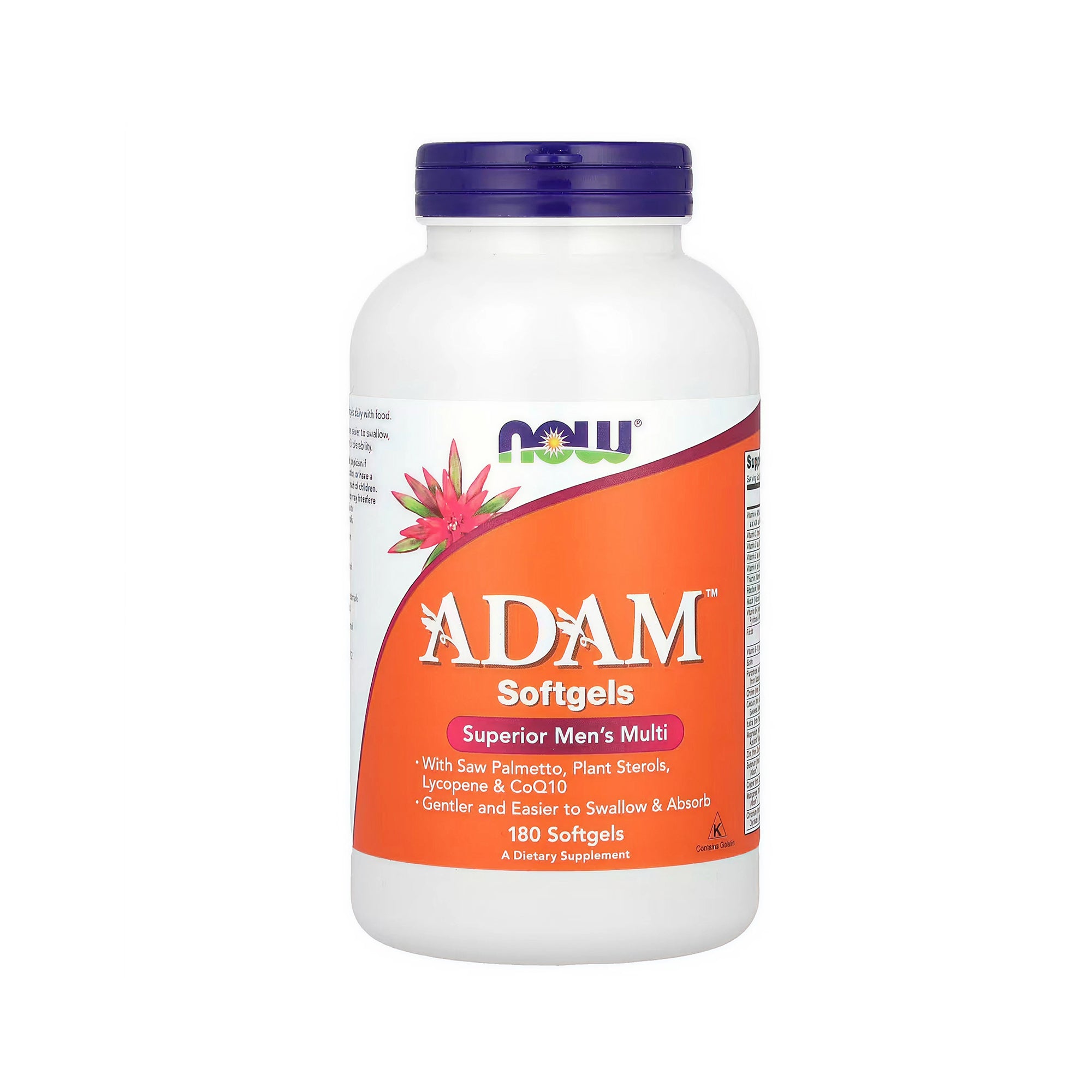 NOW Foods ADAM Multi-Vitamin for Men - 180 Softgels