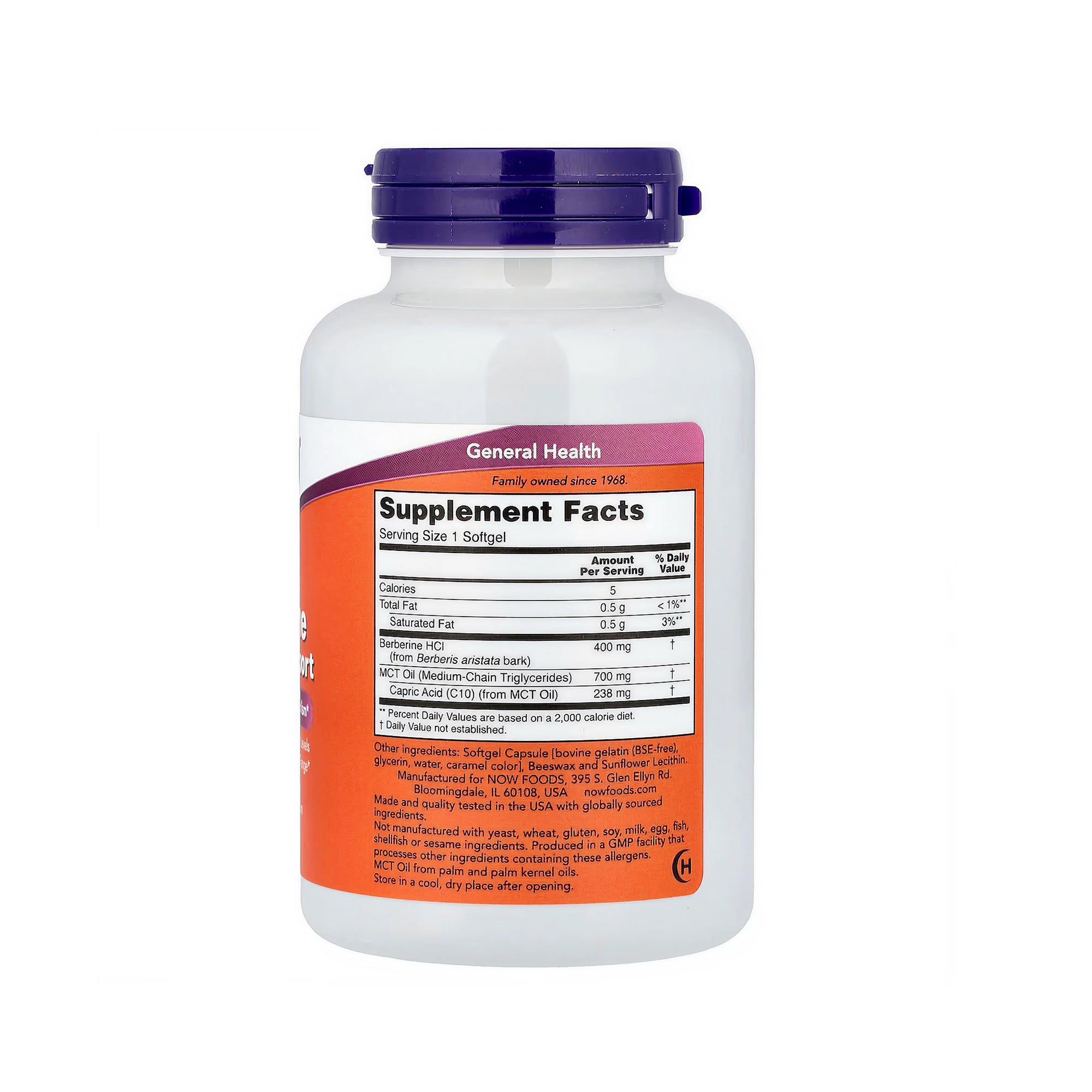NOW Foods Berberine Glucose Support - 90 Softgels