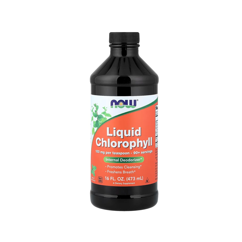 NOW Foods Liquid Chlorophyll (Natural Mint) - 16 fl oz (473ml)