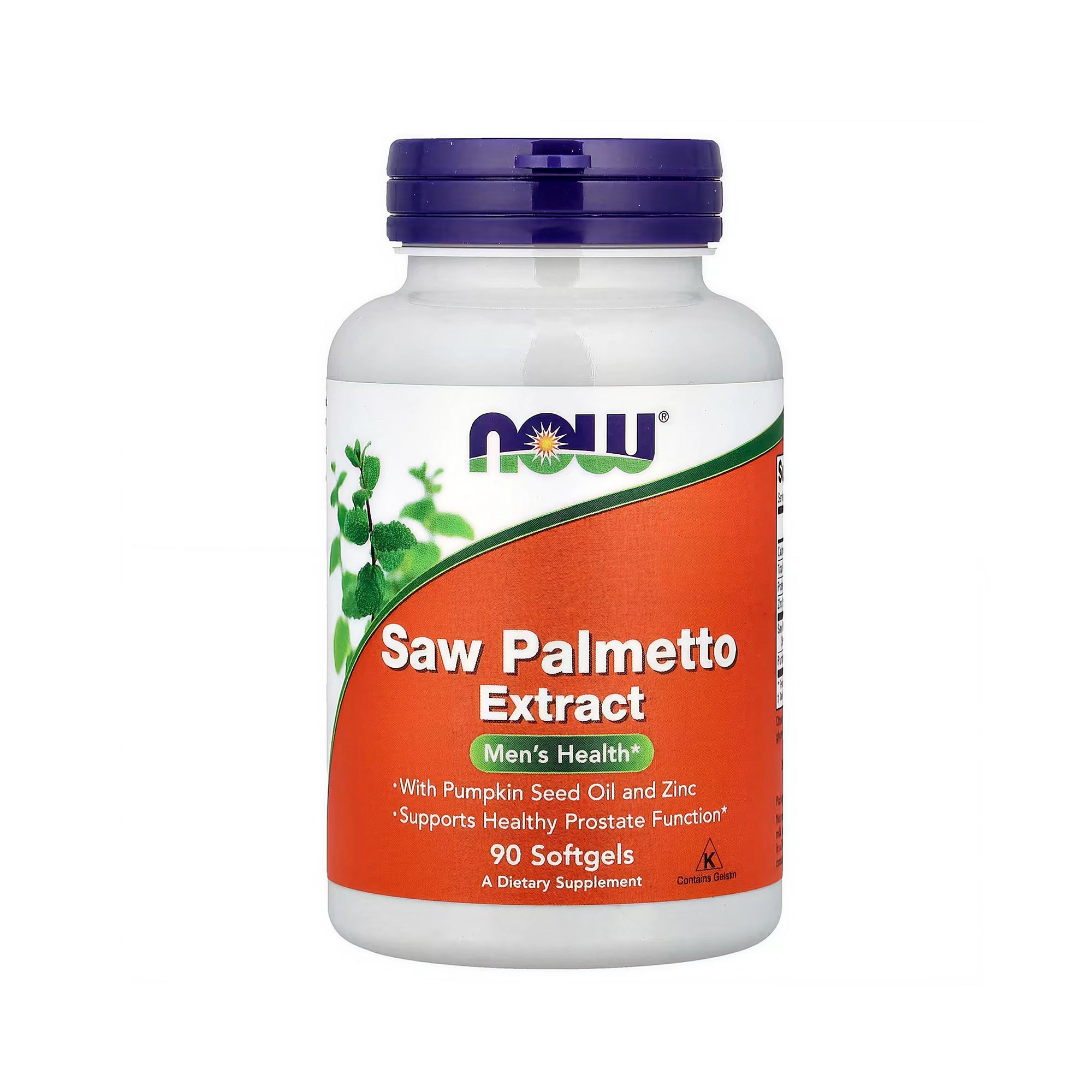 NOW Foods Saw Palmetto Extract with Pumpkin Seed Oil 320mg - 90 Veg Softgels