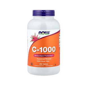 NOW Foods Vitamin C-1000 Sustained Release - 250 Tablets