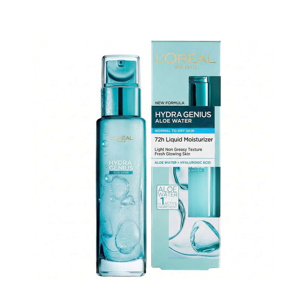 L'Oreal Hydra Genius Aloe Water Hydrating Gel for Normal to Dry Skin 70ml