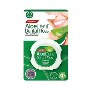 Aloedent Dental Floss 30m With Aloe Vera And Mint
