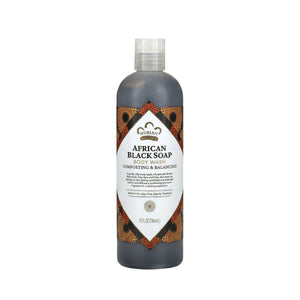 Nubian Heritage African Black Soap Body Wash - Clarifying & Detoxifying (384ml)