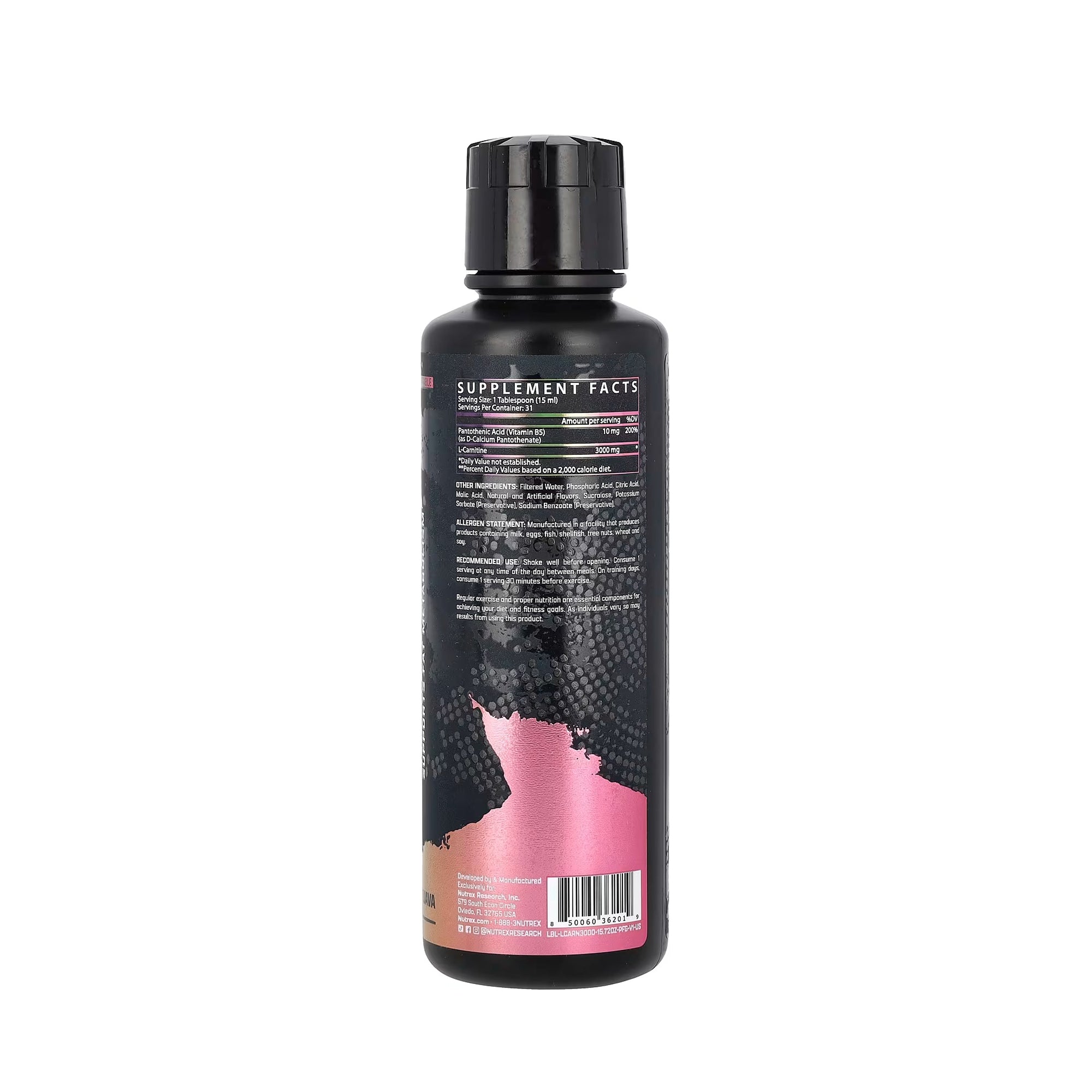 Nutrex Research L-Carnitine 3000 (Passionfruit Guava) 465ml