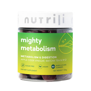 Nutrili Mighty Metabolism Sugar Free Gummies 60pcs