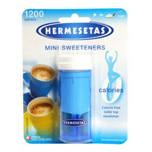 Hermesetas sweetener 1200pc calorie free