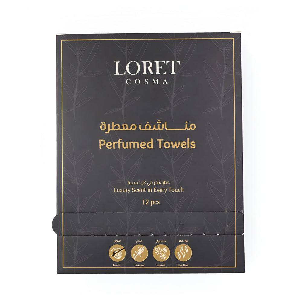 Loret Towels 12pc Perfumed